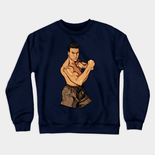 JCVD Crewneck Sweatshirt by nabakumov